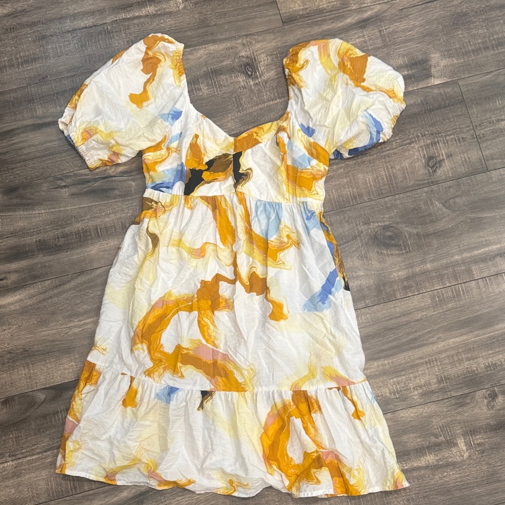 Nine West Puff Sleeve Dress size M